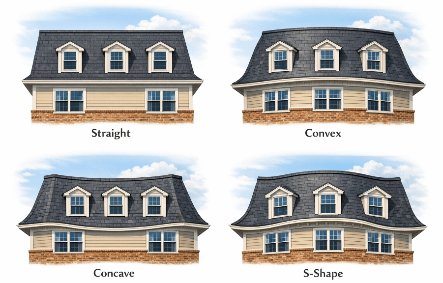 What Are the Types of Mansard Roofs?