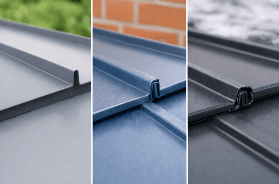 Types of Standing Seam Metal Roofs